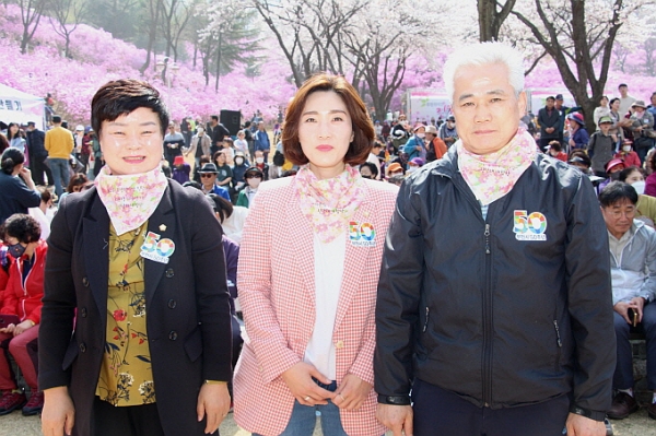 ▲ (왼쪽) 김미자 시의원,곽내경 시의원,이학환 시의원